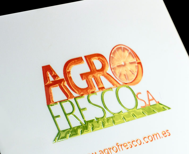 Tarjetas con relieve / plazo largo 12-15 días