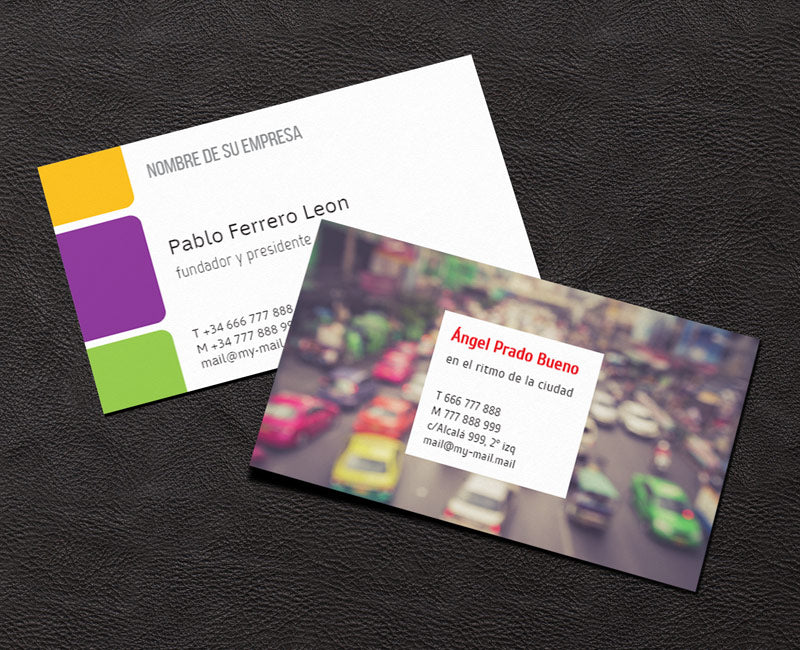 Tarjetas soft touch aterciopelado / plazo largo 12-15 días