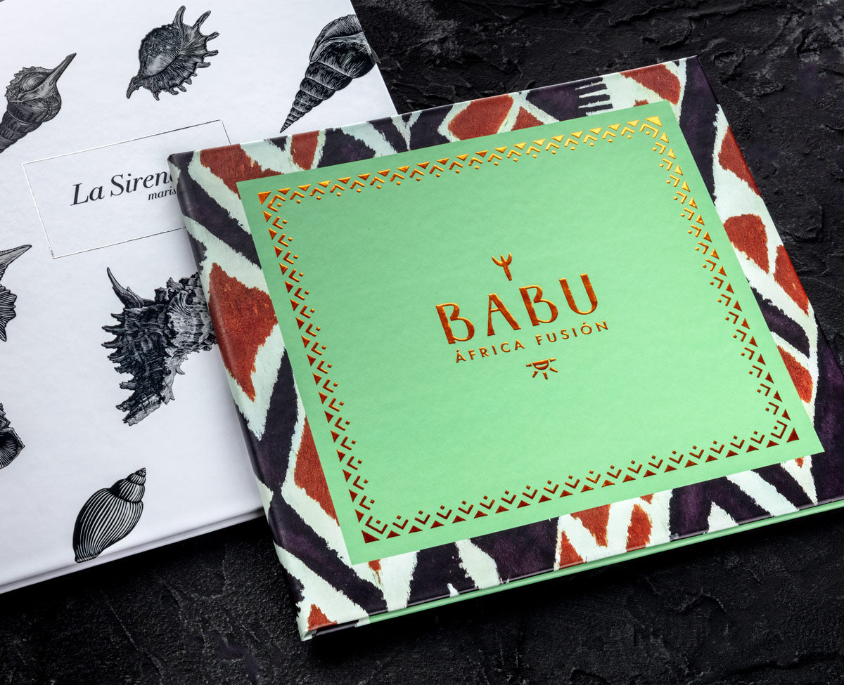 cartas de restaurante personalizadas cobre plata premium