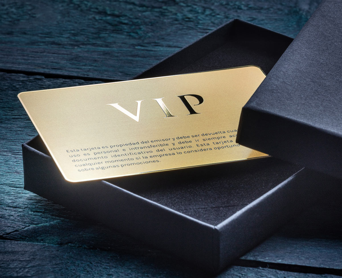 packaging premium para tarjetas con logotipo