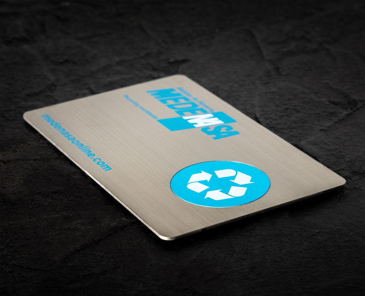 tarjetas metal NFC chip contactless personalizadas