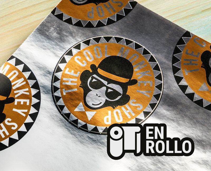 6 Cms Etiquetas Personalizadas Rollo Adhesivo Sticker
