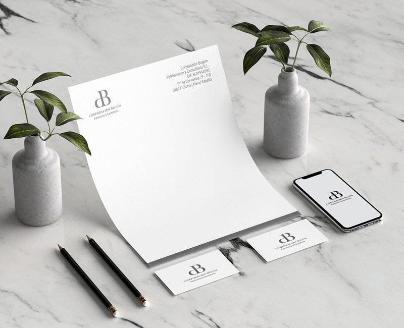 papel de carta impreso con diseño de empresa